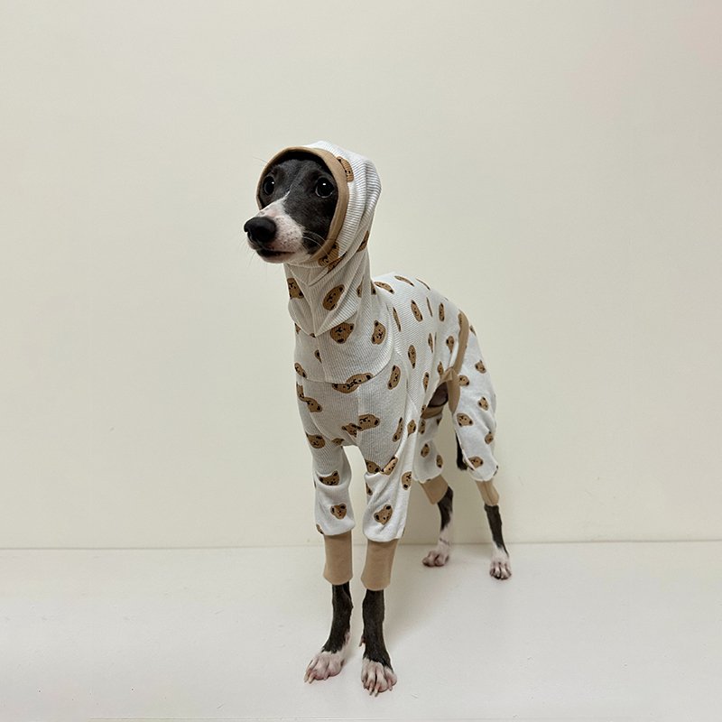 Cotton Soft Onesie Pajamas for Italian greyhound Whippet Dog Clothes - PIKAPIKA