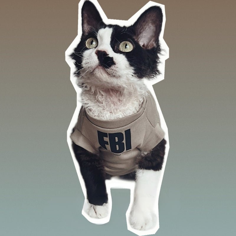 Cotton T-shirts Sleeveless Shirts Sphynx Cat Clothes - PIKAPIKA