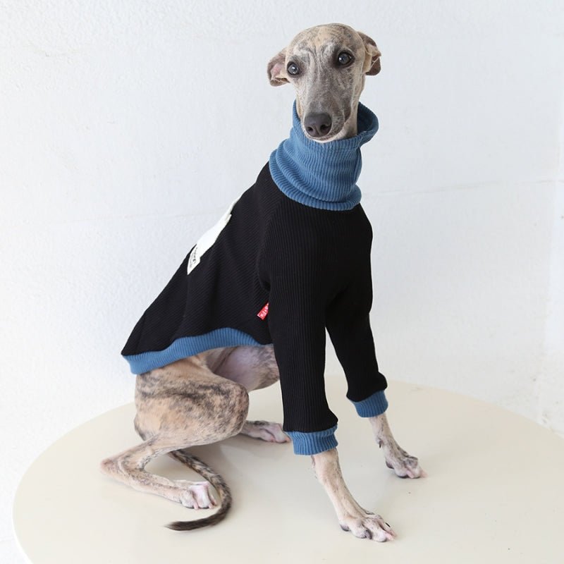 Cotton Turtleneck Italian Greyhound Whippet Dog Clothes - PIKAPIKA