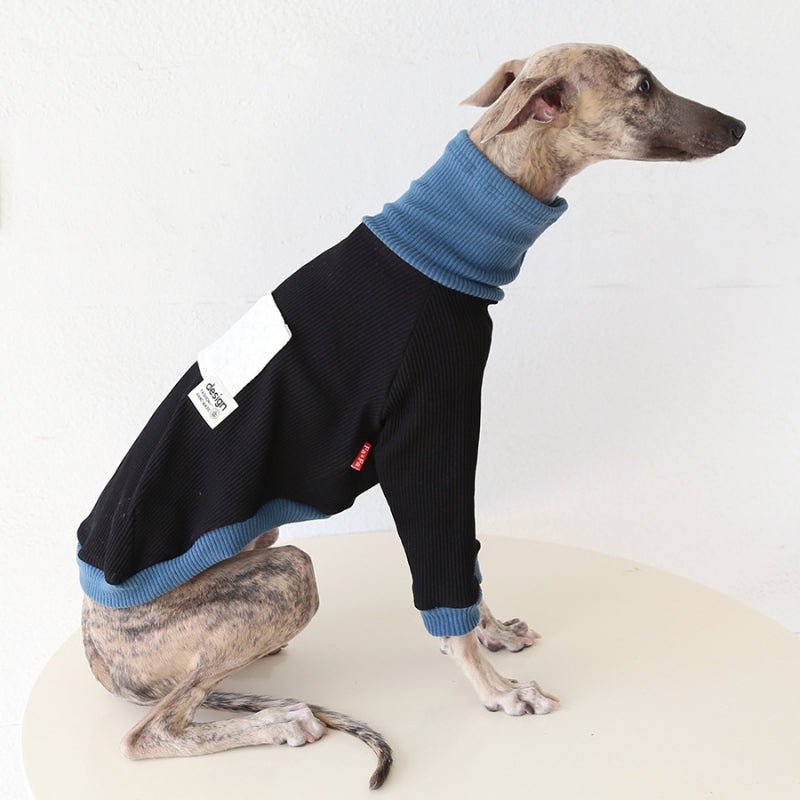 Cotton Turtleneck Italian Greyhound Whippet Dog Clothes - PIKAPIKA