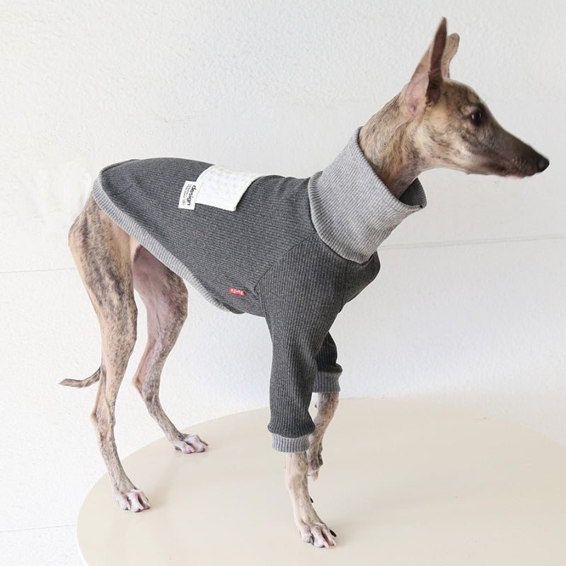 Cotton Turtleneck Italian Greyhound Whippet Dog Clothes - PIKAPIKA