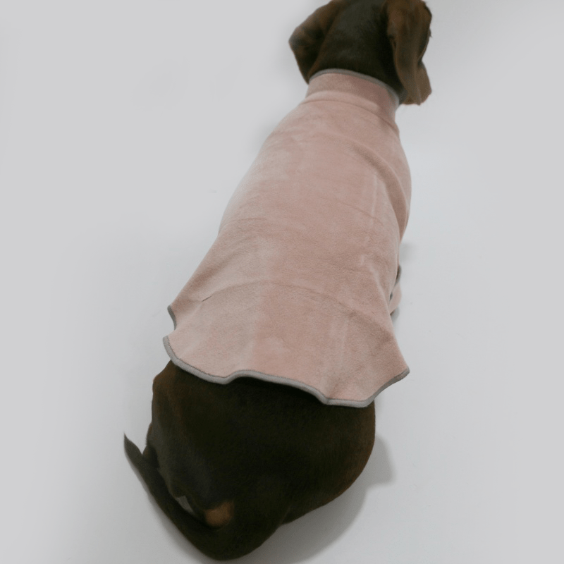 Dachshund Clothes Dog Bowknot Fleece High Neck Sweatshirt Pullover - PIKAPIKA