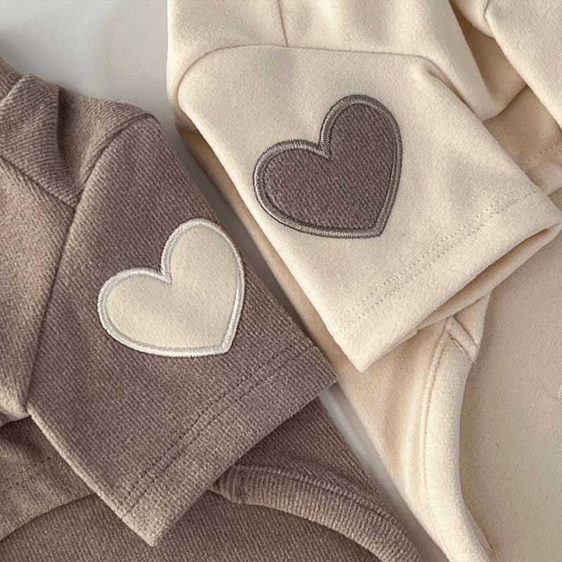 Dachshund Clothes Dog Sweatshirts Knit Love Heart Valentine's Day - PIKAPIKA