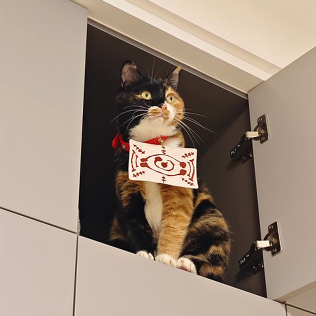 Demon Slayer Chachamaru Cosplay Collar Inspired Cat Necklace - PIKAPIKA