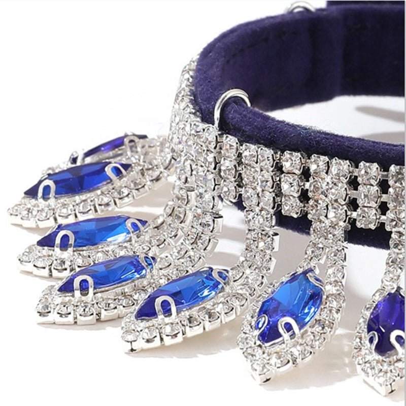Diamond Pendant Necklace Dog & Cat Collar - PIKAPIKA