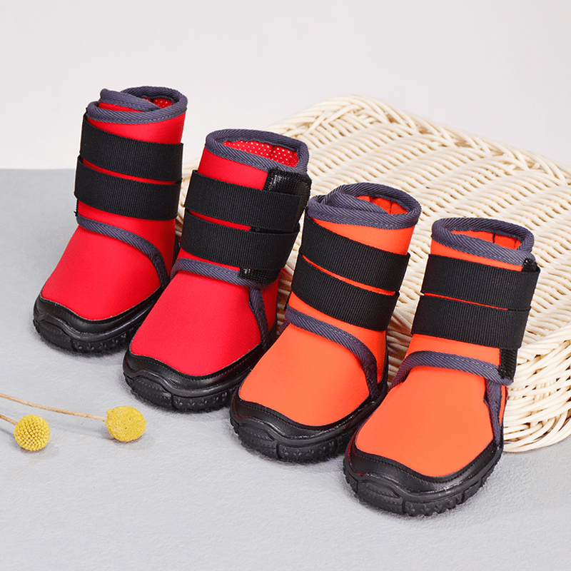 Dog Boots Waterproof Outdoor Gear Shock - Absorbing Rubber Foot - PIKAPIKA