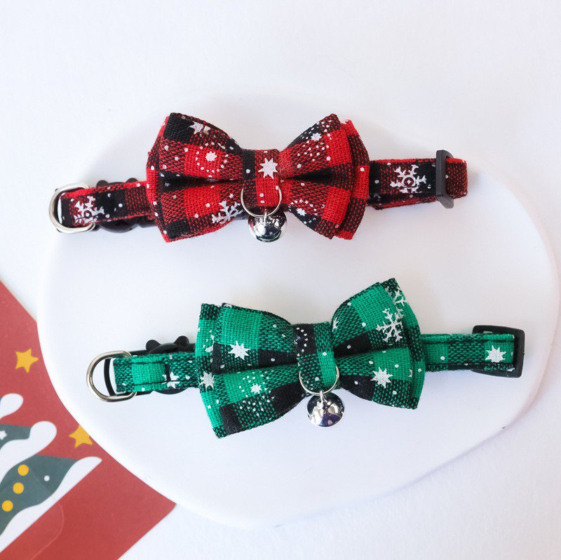 Dog & Cat Christmas Collar Accessories - PIKAPIKA