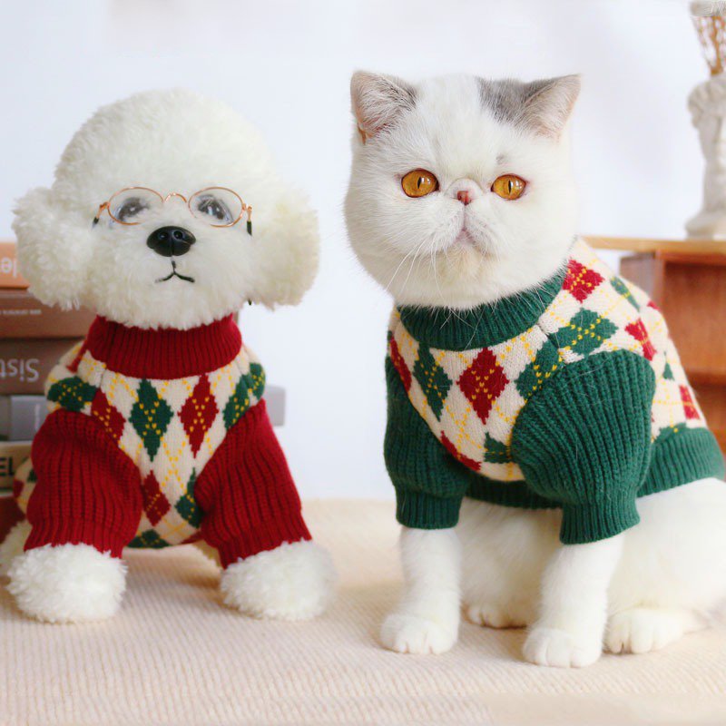 Dog & Cat Clothes Christmas Sweater - PIKAPIKA