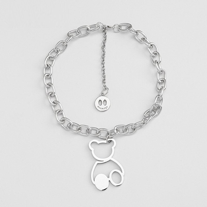 Dog & Cat Collar Lucky Bear Necklace - PIKAPIKA
