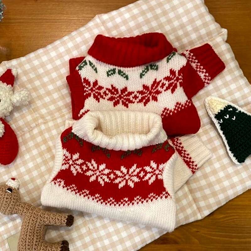 Dog Clothes Christmas Sweater - PIKAPIKA