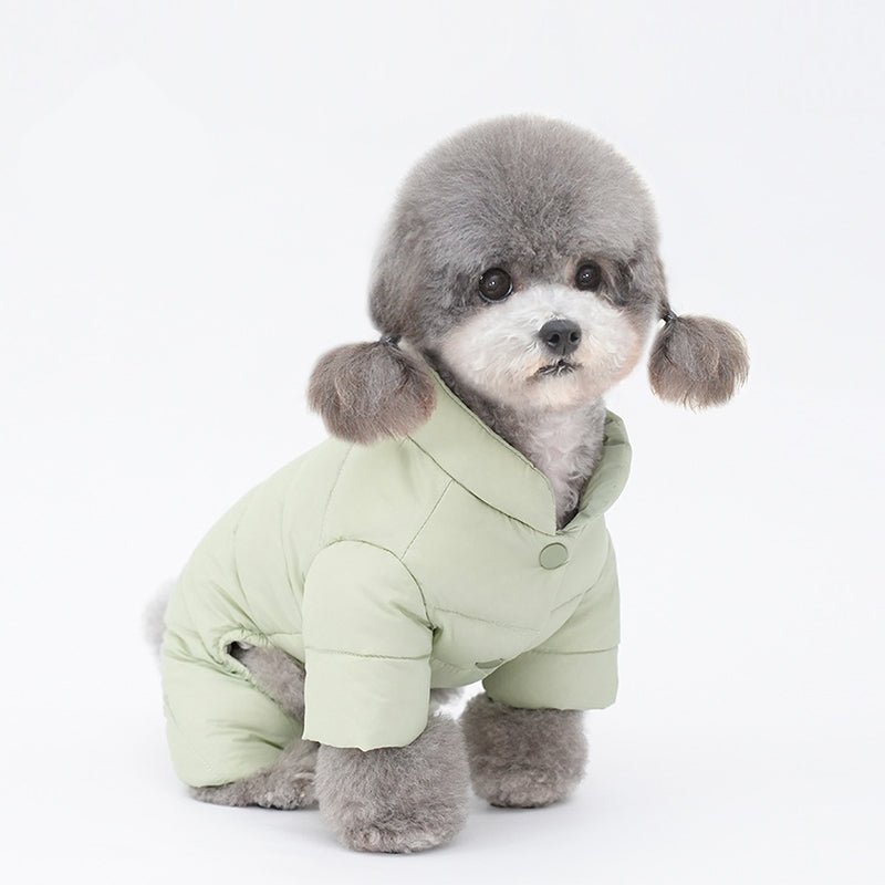Dog Clothes Cotton Onesie Padded Jacket Parka Coat - PIKAPIKA