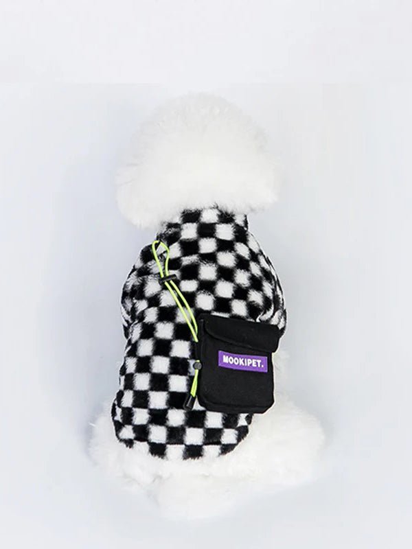 Dog Clothes Faux Fur Jacket Fleece Lining Coat - PIKAPIKA