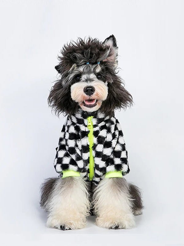 Dog Clothes Faux Fur Jacket Fleece Lining Coat - PIKAPIKA