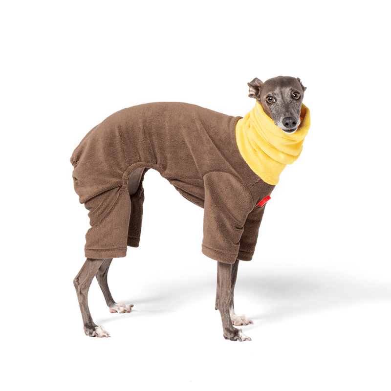 Dog Clothes Fleece Onesie Bedlington - PIKAPIKA