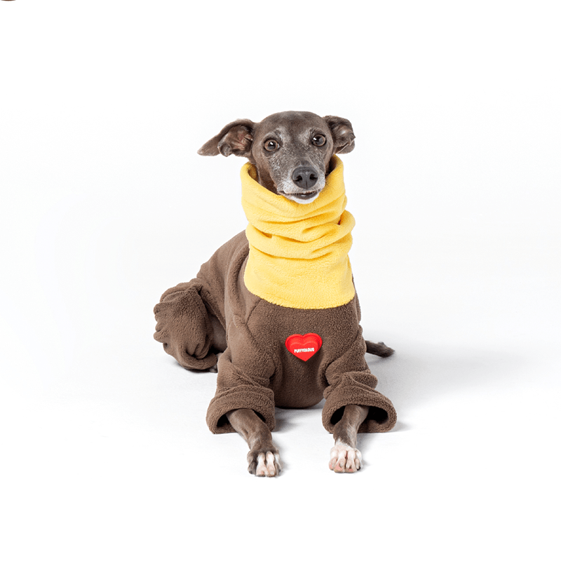 Dog Clothes Fleece Onesie Bedlington - PIKAPIKA