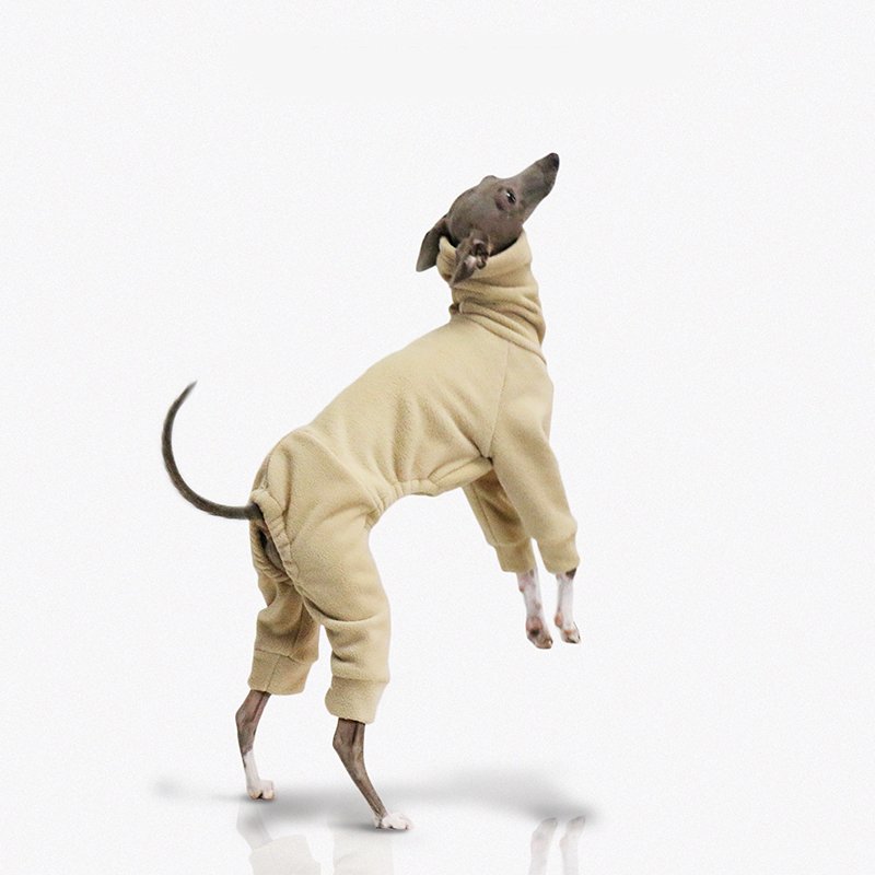 Dog Clothes Fleece Onesie Italian Greyhound Whippet - PIKAPIKA