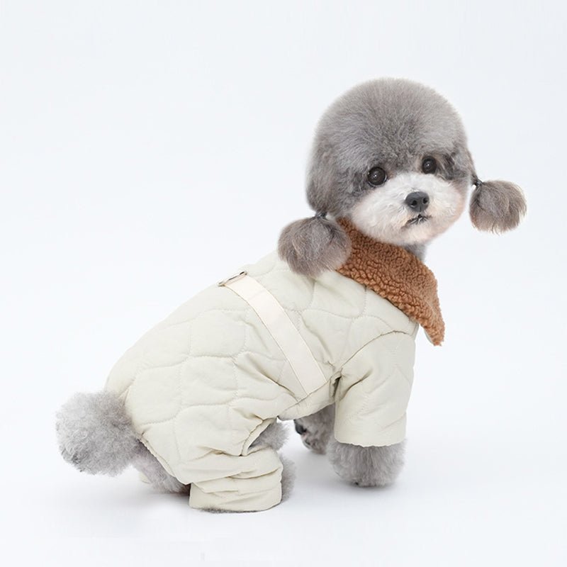 Dog Clothes Fleece Padded Parka Jacket Coat Onesie - PIKAPIKA