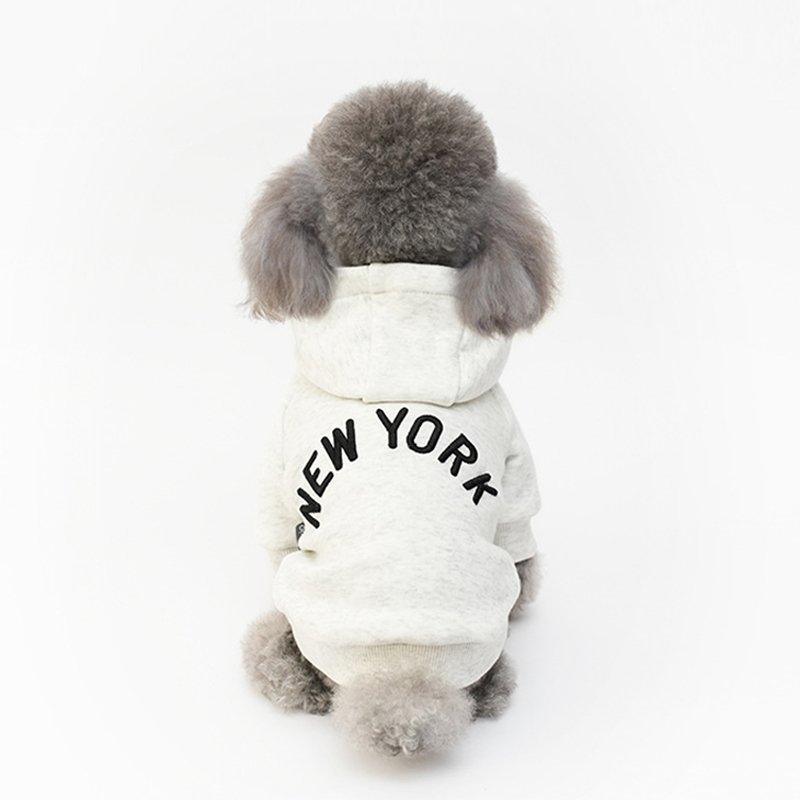 Dog Clothes Hoodie New York - PIKAPIKA