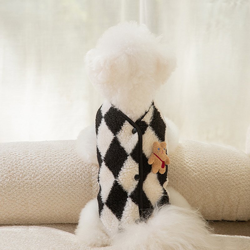 Dog Clothes Plush Knitted Sweater - PIKAPIKA