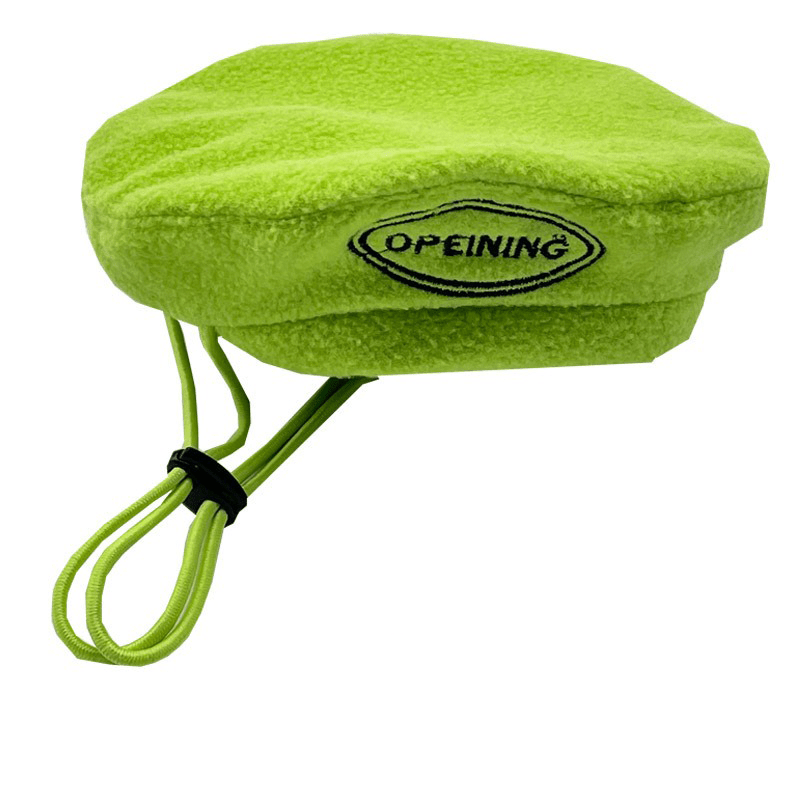 Dog Hat Polar Fleece Adjustable Retractable Beret - PIKAPIKA