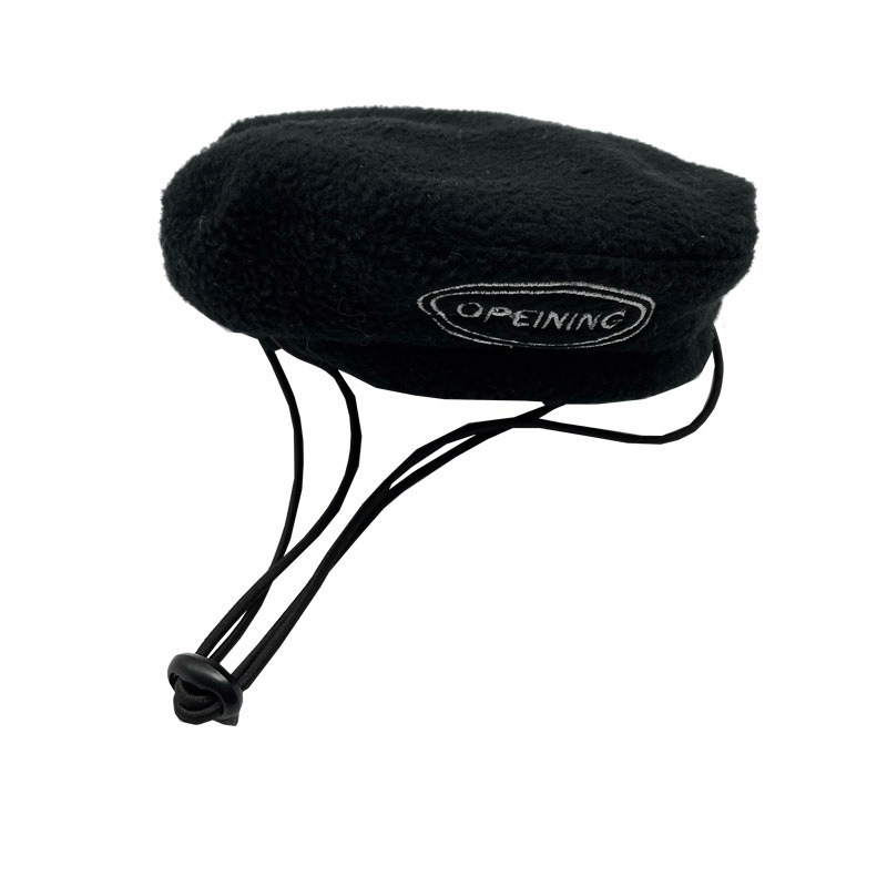Dog Hat Polar Fleece Adjustable Retractable Beret - PIKAPIKA