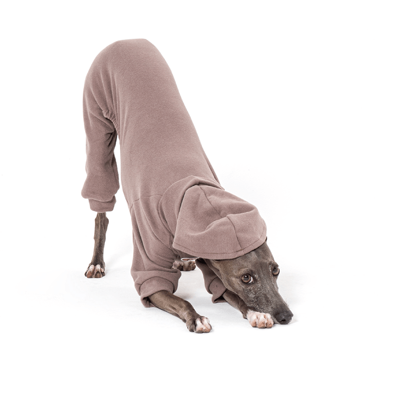 Dog Onesies Fleece Hoodie Clothes for Italian greyhound Whippet - PIKAPIKA
