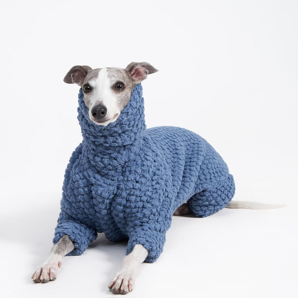 Dog Onesies Pajamas Double Fleece Clothes for Italian Greyhound Whippet Clothing - PIKAPIKA