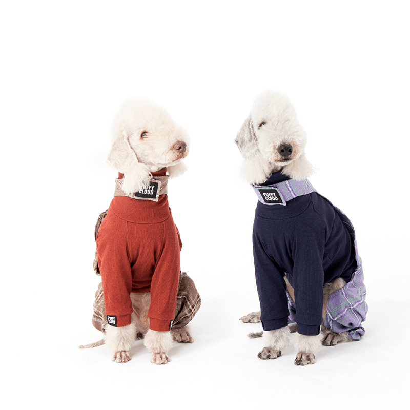 Dog Shirts Highneck Cotton Clothes for Italian Greyhound Whippet - PIKAPIKA