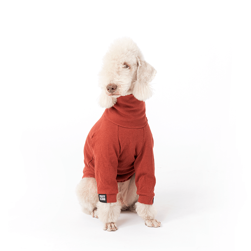 Dog Shirts Highneck Cotton Clothes for Italian Greyhound Whippet - PIKAPIKA