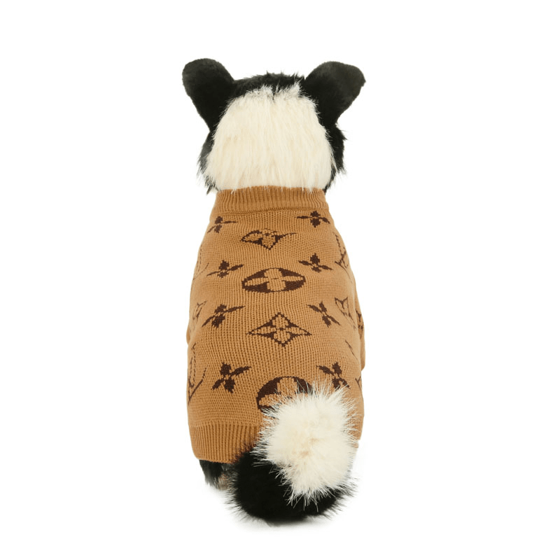 Dog Sweater Knit Wear Cat Sweater Designer Clothes - PIKAPIKA