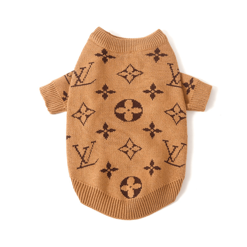 Dog Sweater Knit Wear Cat Sweater Designer Clothes - PIKAPIKA