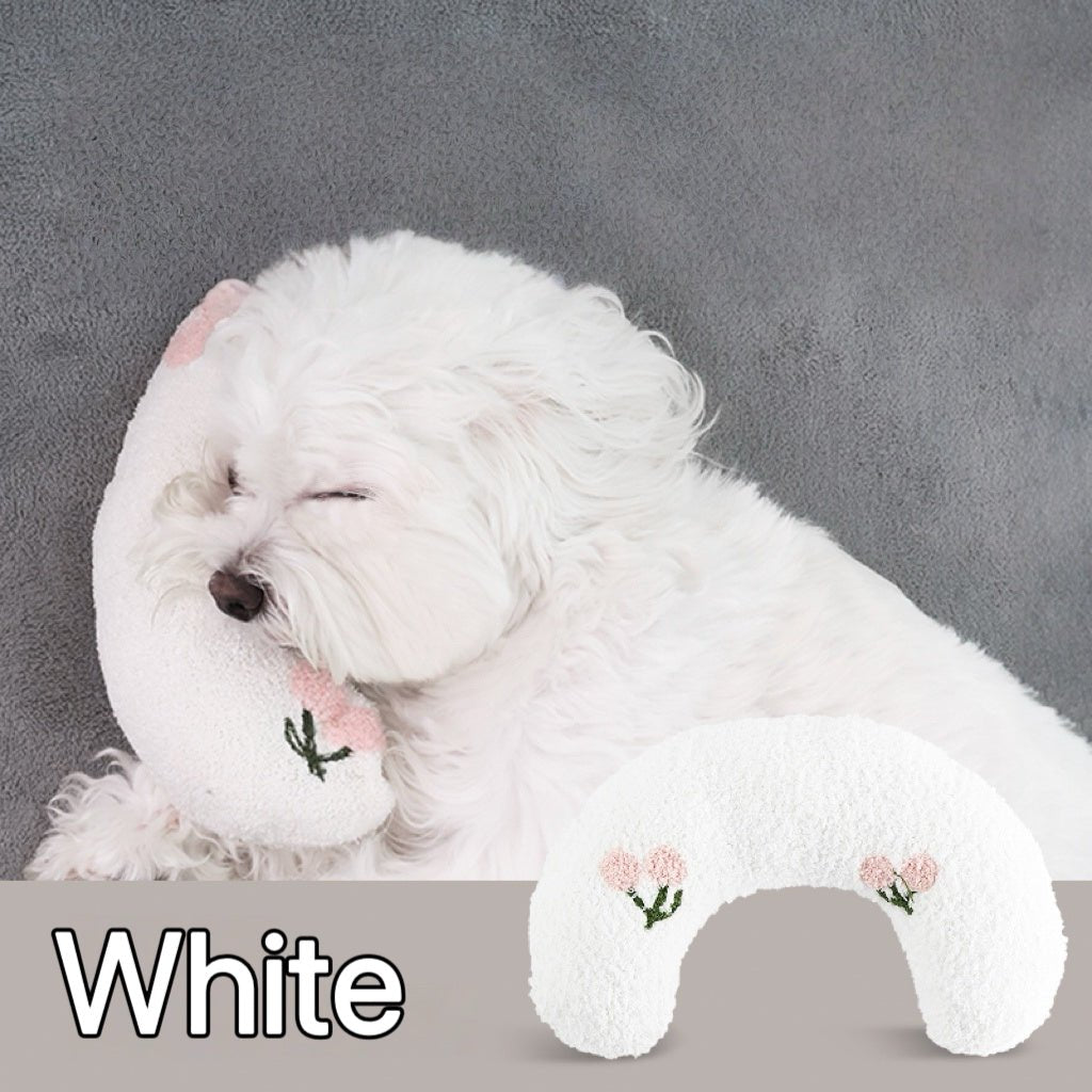 Dog U - Shaped Pillow & Soft Blanket Set - PIKAPIKA