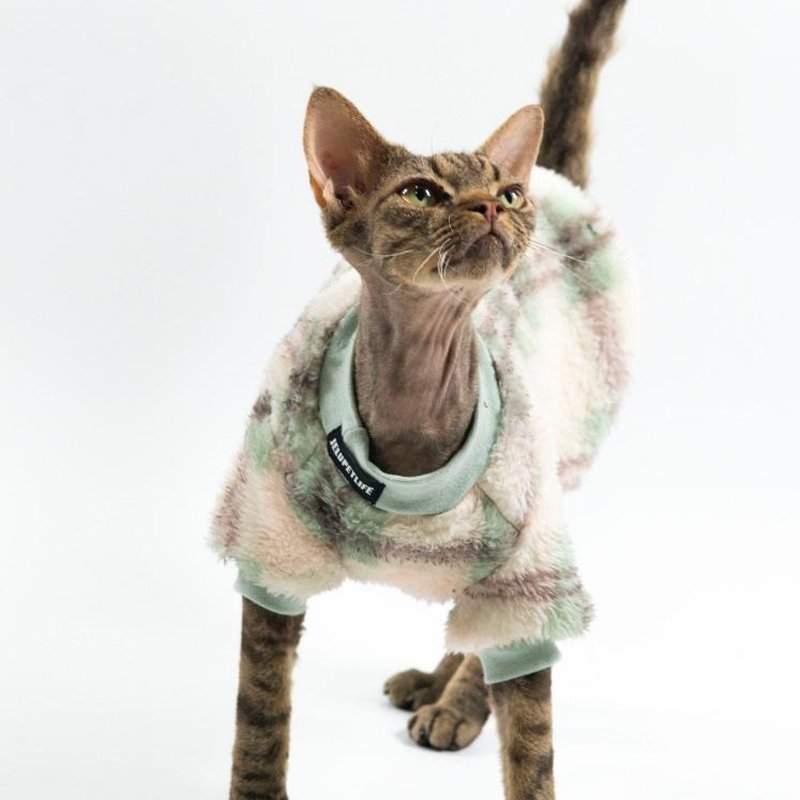 Double Layer Fleece Shirts Sphynx Cat Clothes - PIKAPIKA