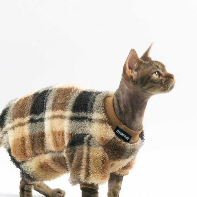 Double Layer Fleece Shirts Sphynx Cat Clothes - PIKAPIKA
