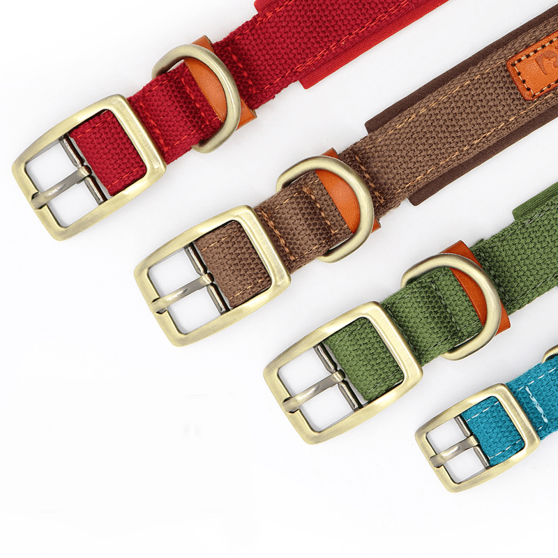 Durable Adjustable Dog Collar Pet Necklace with ID Tag - PIKAPIKA