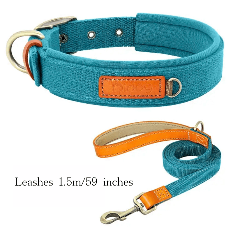 Durable Adjustable Dog Collar Pet Necklace with ID Tag - PIKAPIKA