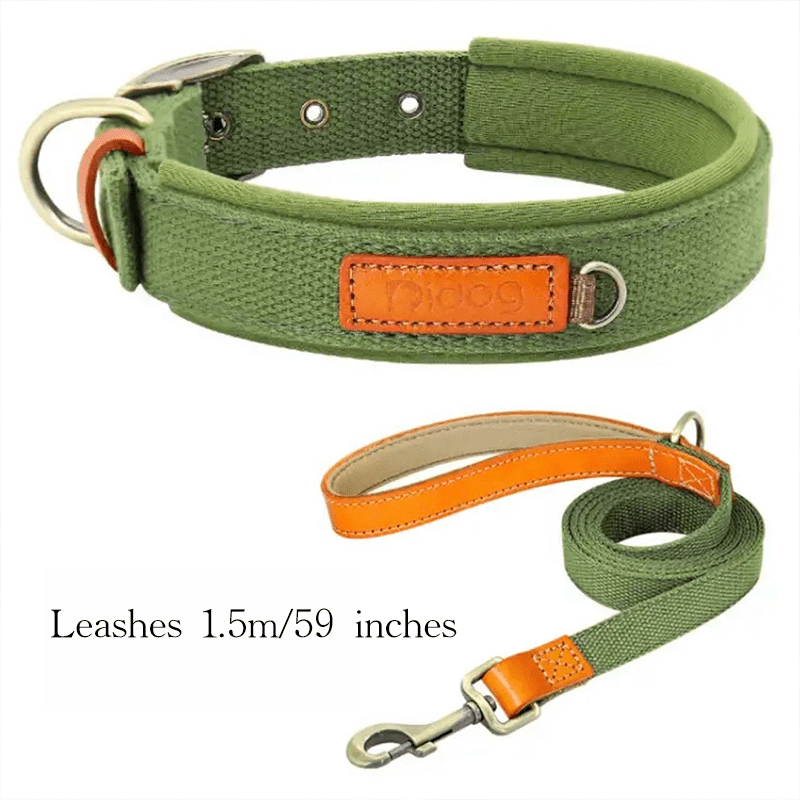 Durable Adjustable Dog Collar Pet Necklace with ID Tag - PIKAPIKA
