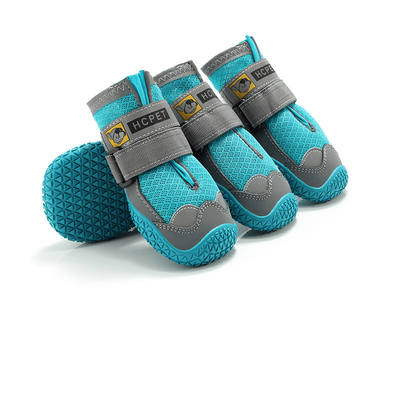 Durable Anti - Slip Dog Boots Summer Breathable Mesh Shoes - PIKAPIKA