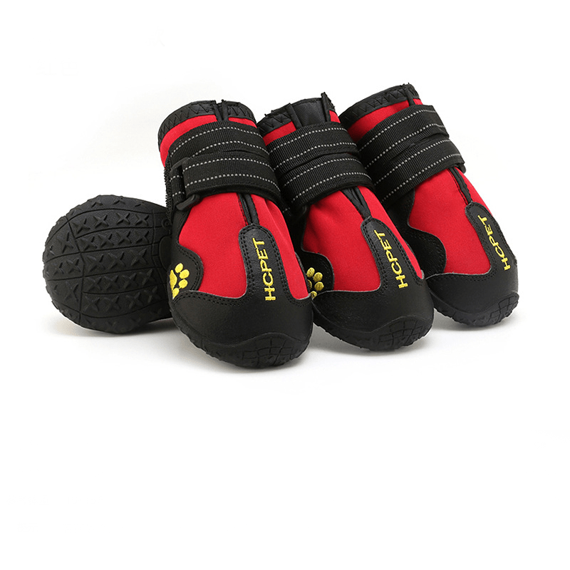 Durable Anti - Slip Dog Boots Waterproof Snow Boots - PIKAPIKA