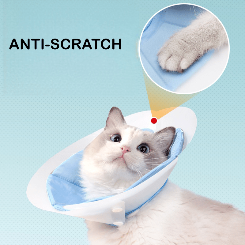 Extended Double - Layer Elizabeth Collar Cat Recovery Cone - PIKAPIKA
