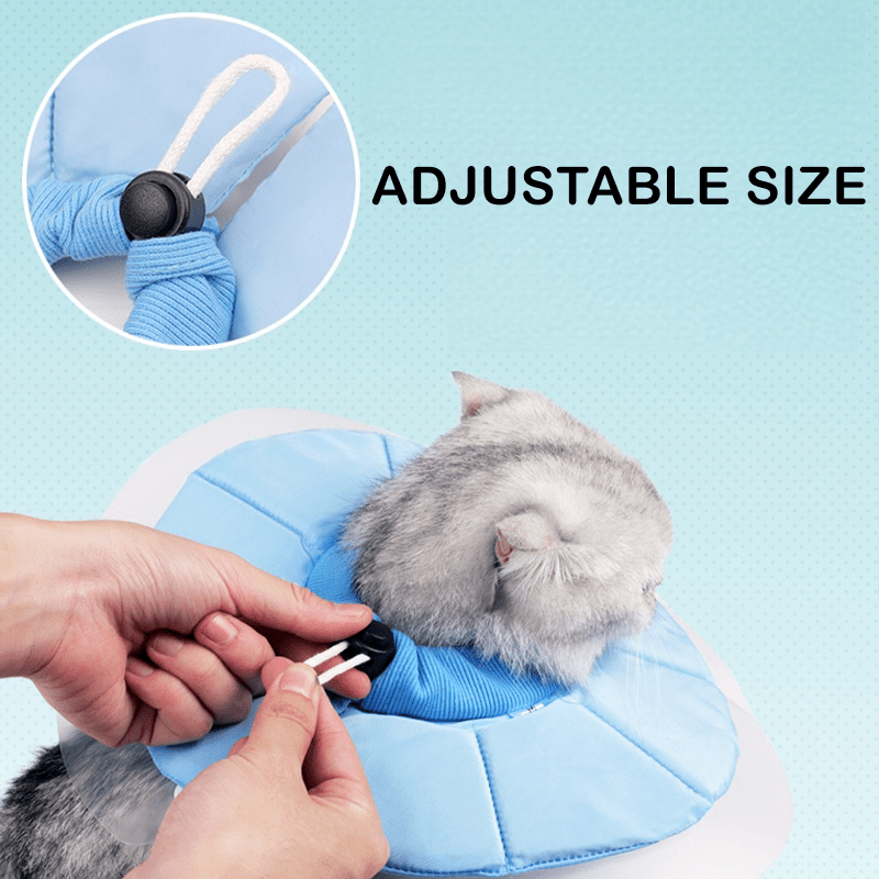 Extended Double - Layer Elizabeth Collar Cat Recovery Cone - PIKAPIKA