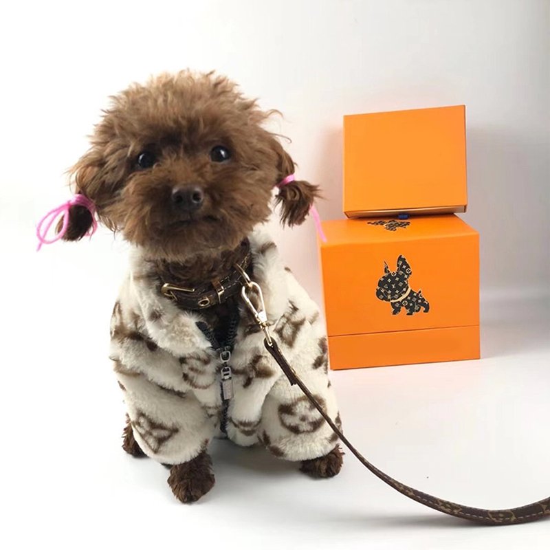 Faux Fur Zip Coat Jacket Dog Clothes Hot Likes - PIKAPIKA