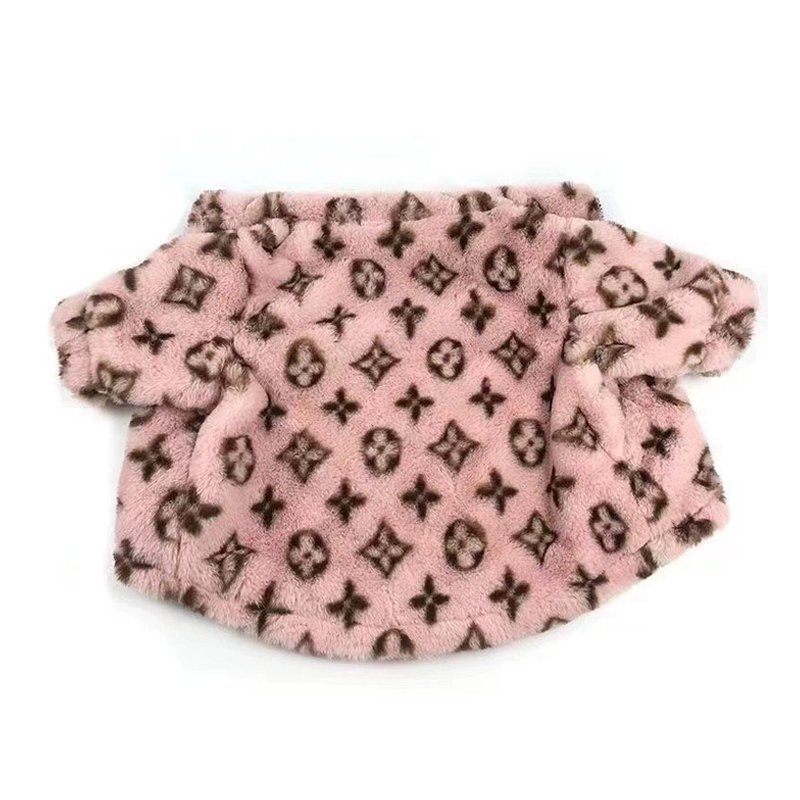 Faux Fur Zip Coat Jacket Dog Clothes Hot Likes - PIKAPIKA