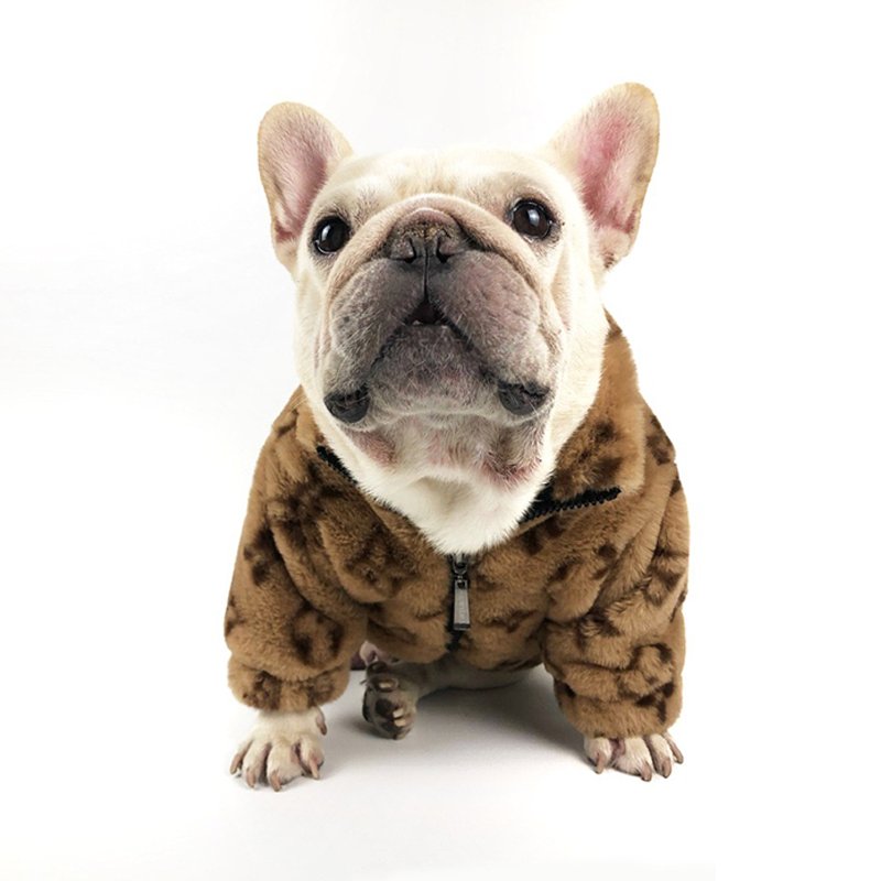 Faux Fur Zip Coat Jacket Dog Clothes - PIKAPIKA