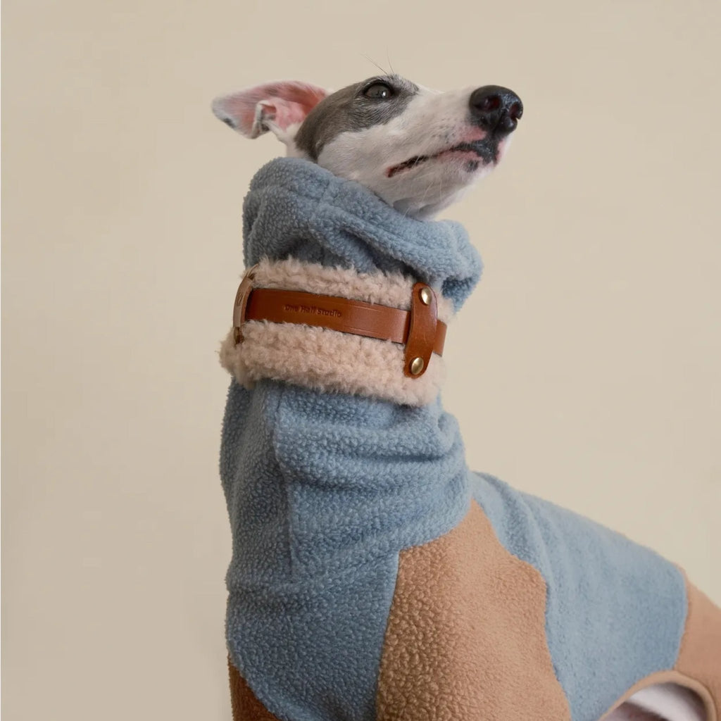 Fleece 4 Legs Onesies for Italian Greyhound Whippet Turtleneck Clothes - PIKAPIKA