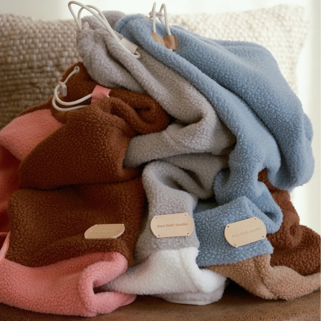 Fleece 4 Legs Onesies for Italian Greyhound Whippet Turtleneck Clothes - PIKAPIKA