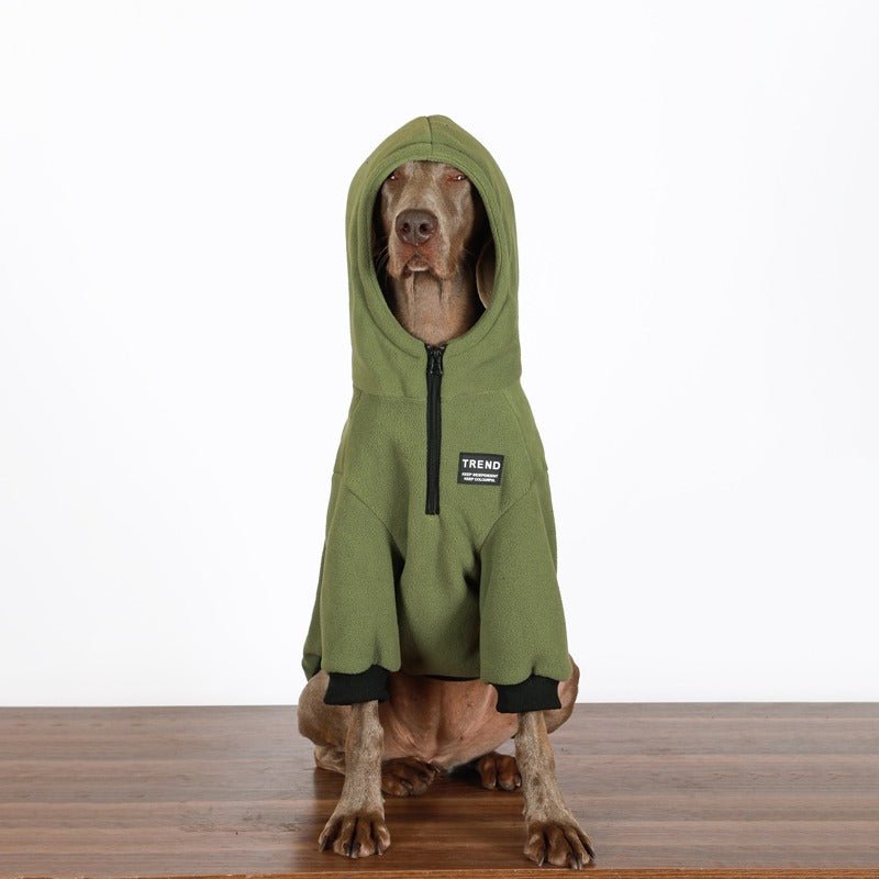 Fleece Hoodie Big Dog Clothing - PIKAPIKA