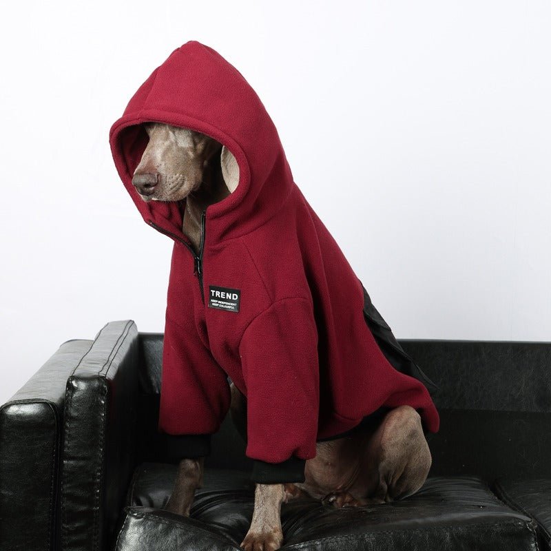 Fleece Hoodie Big Dog Clothing - PIKAPIKA