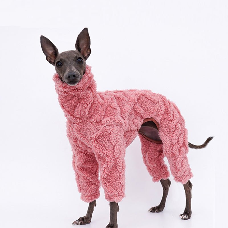 Fleece Onesie for Italian greyhound Whippet Dog Clothes - PIKAPIKA