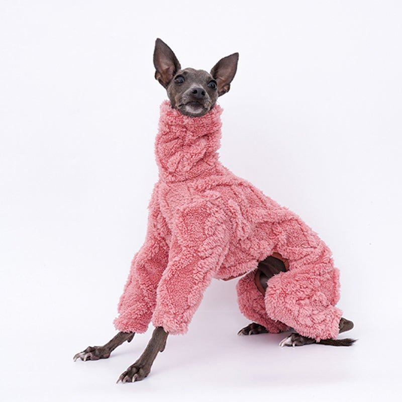 Fleece Onesie for Italian greyhound Whippet Dog Clothes - PIKAPIKA